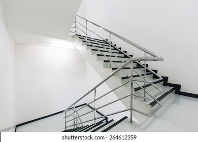 stairwell in a modern building