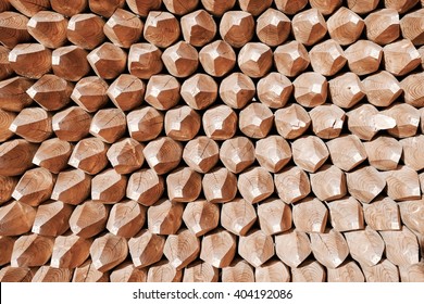 Stake Poles Wood Background