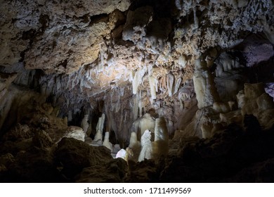 Stalactites Formation At The Crystal Cave, Yanchep National Park, Australia