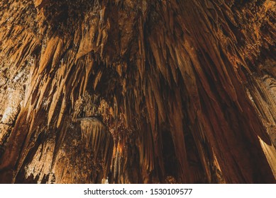 Stalactites In The Shenandoah Caverns Geology