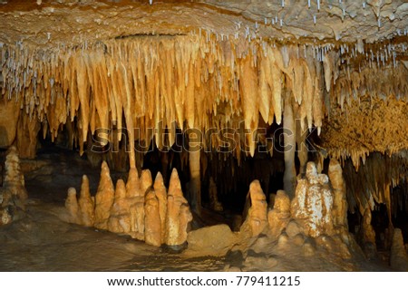stalactites, stalagmites, Luray Cavern, Luray, VA