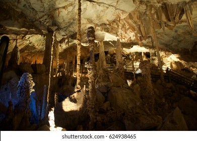 Stalagmite Stalactite Of Mulu Deer Caves Borneo Malaysia