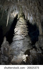 Stalagmites Carlsbad Caverns NP Carlsbad