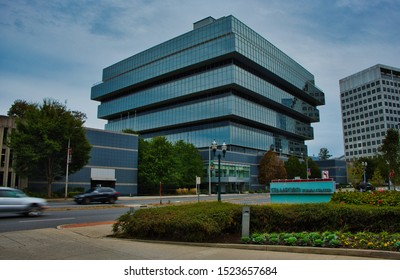 Stamford, Connecticut / USA - Circa October, 2019: Purdue Pharma Headquarters Stamford Connecticut.