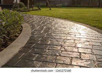 Stamped Concrete High Res Stock Images Shutterstock