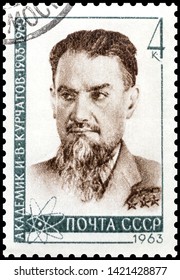 The Stamp Depicts Igor Vasilyevich Kurchatov. 1963 USSR Stamp