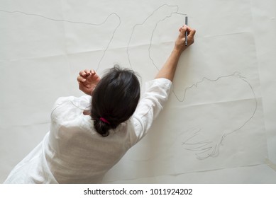 Stamping process for embroidery