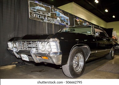 STAN LEES LOS ANGELES COMIC CON: October 29, 2016, Los Angeles, California. Screen Used 1969 Chevrolet Impala Called Baby Used In The CW Television Show Supernatural On Display.