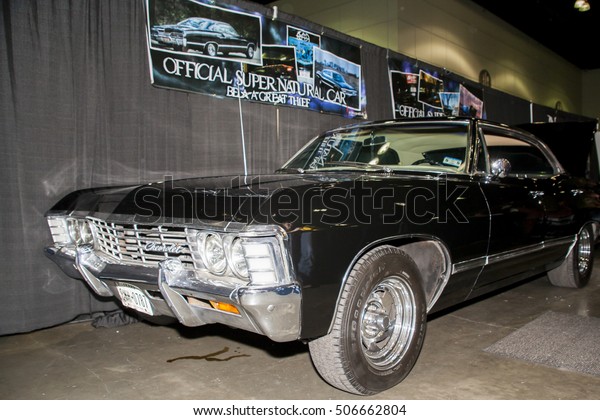 STAN LEES
LOS ANGELES COMIC CON: October 29, 2016, Los Angeles, California.
Screen used 1969 Chevrolet Impala called Baby used in the CW
Television show Supernatural on
display.