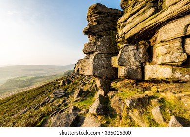 Stanage Edge In Peak District, England, UK.