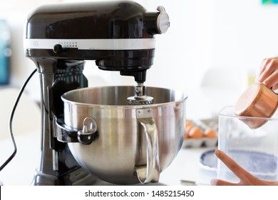 Stand Up Kitchen Aid Mixer In Kitchen