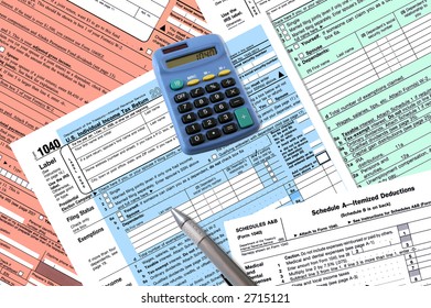 Standard 1040 Income Tax Forms