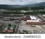 Standard Steel Mill in Lewistown Pennsylvania from the sky 