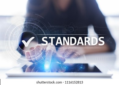 Standards Compliant Check Quality Assurance Control Stock Photo (Edit ...