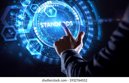 Standards compliant check, Quality assurance and control. Business and technology concept. - Shutterstock ID 1932764552