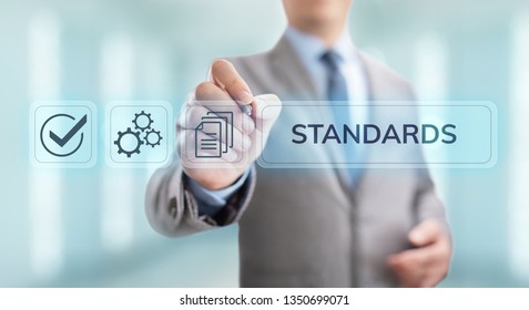 Standards Quality Assurance Control Standardisation And Certification Concept.