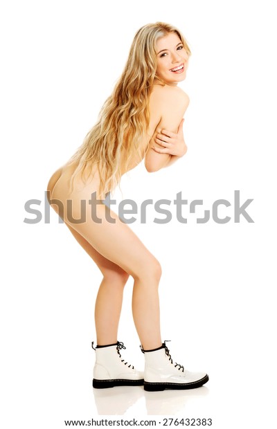 Nude Women Wearing Boots