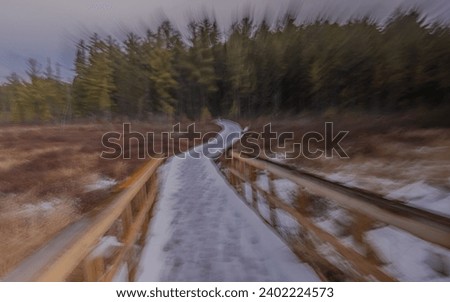 Similar – Image, Stock Photo bleak prospects Snow snow