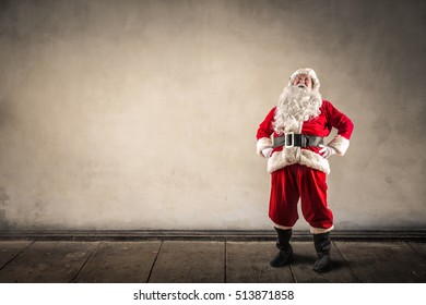 Standing Santa Claus Laughing Stock Photo (Edit Now) 513871858