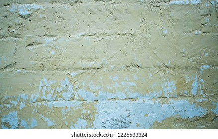 A standing stone wall