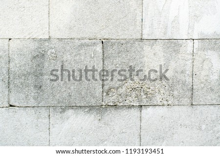 A standing stone wall