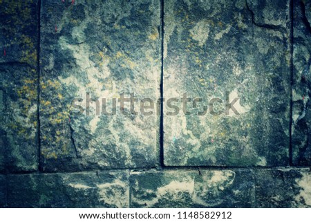 A standing stone wall. Stone background