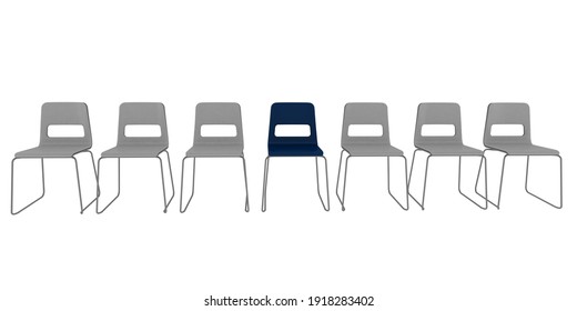 Standout, Chair, Concept, Job, Idea