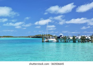 Staniel Cay Yacht Club. Exumas, Bahamas