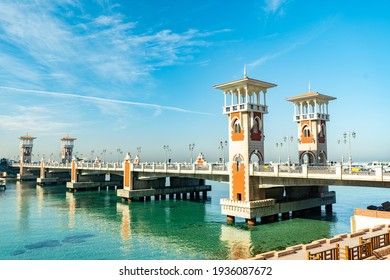 Stanley bridge landmark in Alexandria Egypt