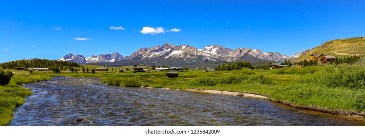 Stanley, Idaho And The Sawtooth Mountains