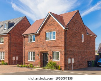 Stansted Mountfitchet, Essex. UK. June 8th 2021. Detached New Build Homes.