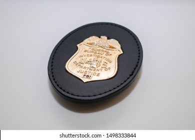 Stanton, Kentucky / United States - September 7th 2019: FBI badge