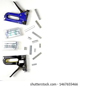 Stapler on a white background.