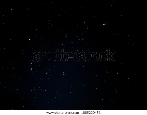 star clusters and Betelgeuse (the Pleiades,\
Orion belt cluster, and coal car\
cluster)