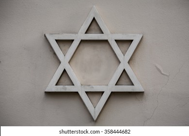 Star of David, symbol of Judaism, the symbol of the Jews.