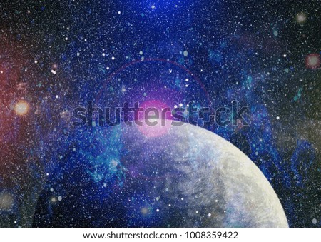 Star field in deep space many light years far from the Earth. Elements of this image furnished by NASA