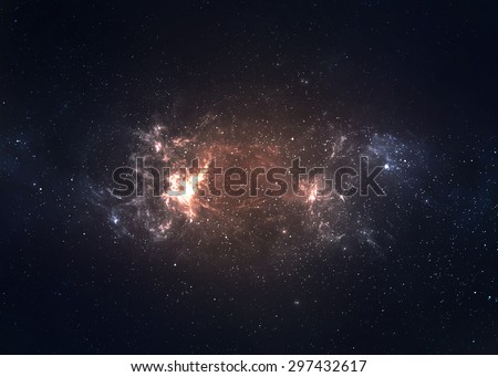 Star field in  deep space many light years far from the Earth. Elements of this image furnished by NASA