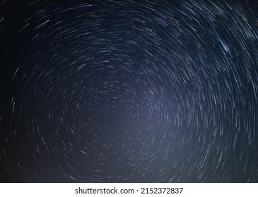 Star moving slowly in sky taken from a Suburban Sydney Park NSW Australia startrails