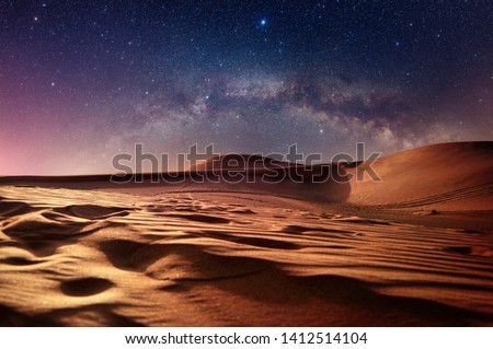star night in the desert