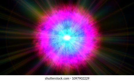 star ray in space