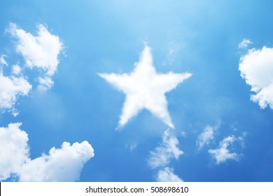 Star Shape Clouds.