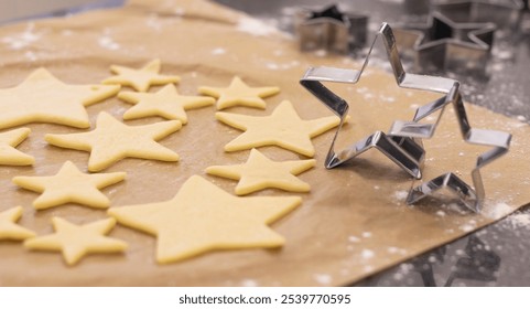 star shaped cookies, homemade baking - Powered by Shutterstock