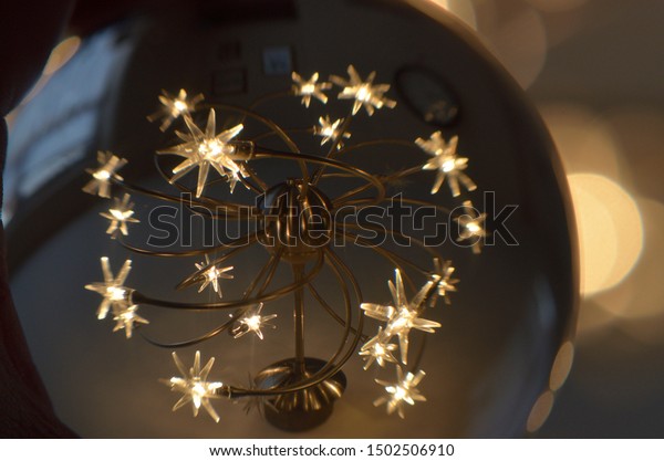 Star Spiral Shaped Ceiling Lights Seen Stock Photo Edit Now