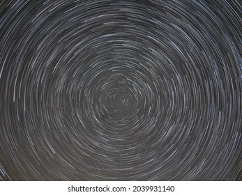 A Star Trail Timelapse Spinning Around Polaris, The North Star 