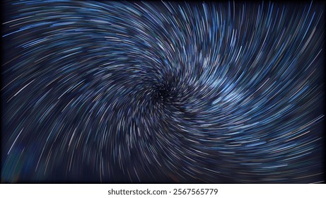 Star trail vortex as texture backgound - element image-