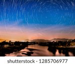 Star Trails, Because the world revolves around itself and the stars are at