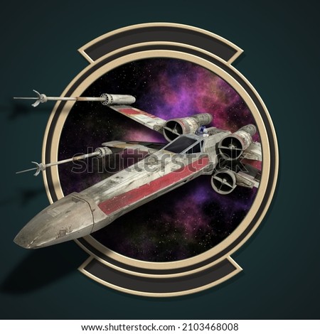 Star Wars Badge Template Sticker Esports Mascot Emblem