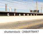 Starbase Texas SpaceX Sign Next to Road