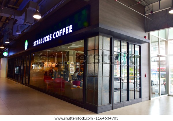 Starbucks Coffee Shop Outside View2482018small Shop Stock