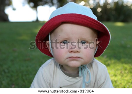 Similar – Image, Stock Photo portrait of a baby